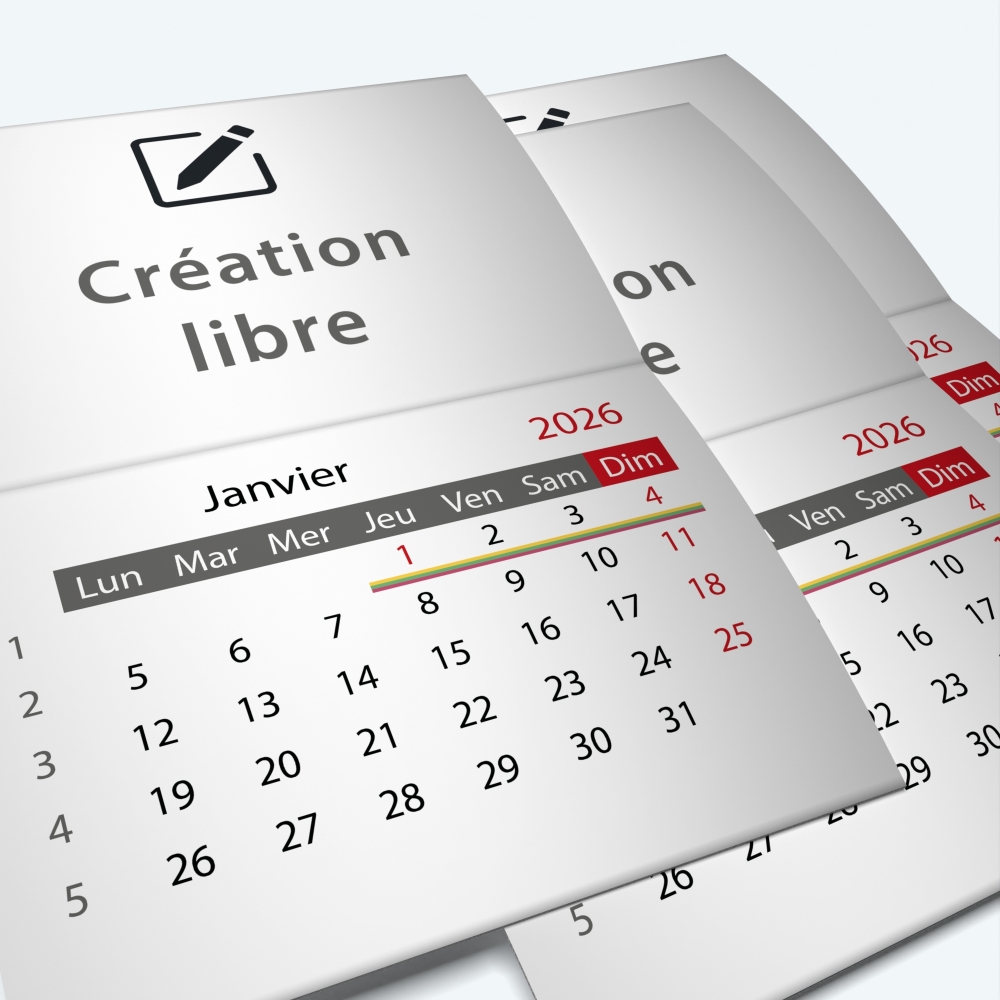 Calendrier agrafé Classic - Minimum de commande : 25 exemplaires
