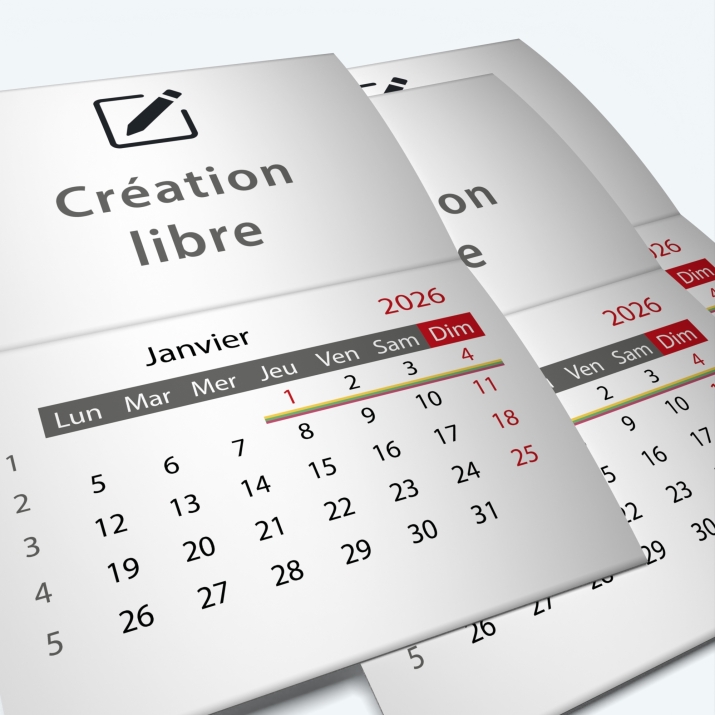 Calendrier agrafé Classic - Minimum de commande : 25 exemplaires