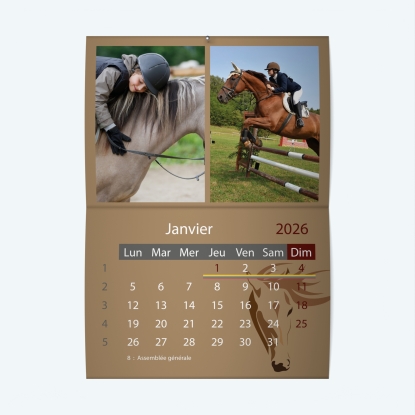 Calendrier agrafé Classic