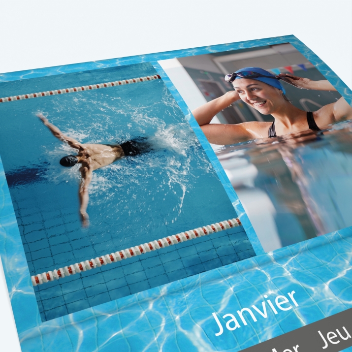 Calendrier agrafé Classic - Nombre de photos, logos et texte illimité