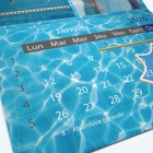 Calendrier agrafé Classic - Grille calendaire personnalisable