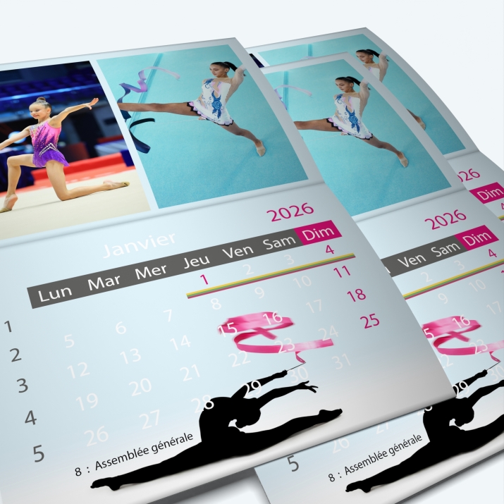 Calendrier agrafé Classic - Minimum de commande : 25 exemplaires