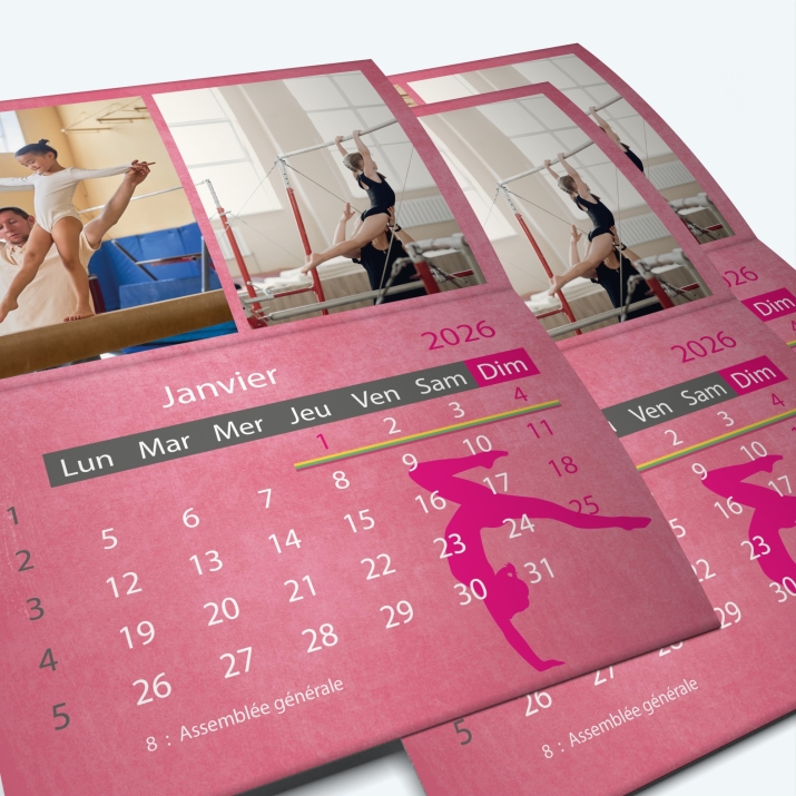 Calendrier agrafé Classic - Minimum de commande : 25 exemplaires