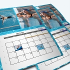 Calendrier agrafé Photo Date