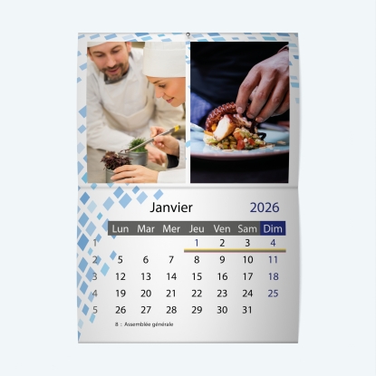 Calendrier agrafé Classic