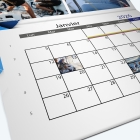 Calendrier agrafé Photo Date