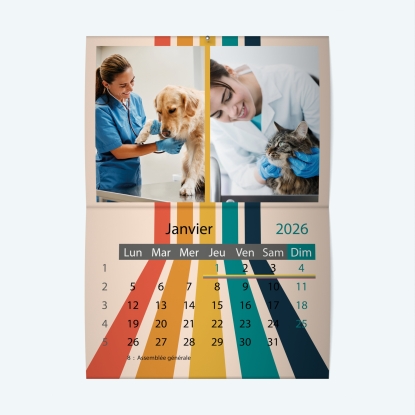 Calendrier agrafé Classic