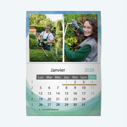 Calendrier agrafé Classic