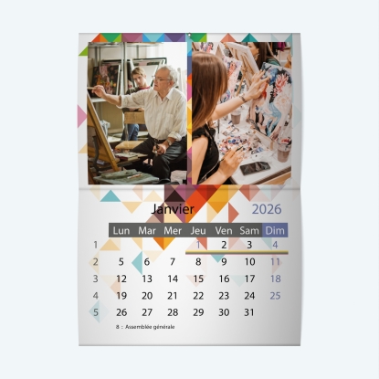 Calendrier agrafé Classic