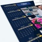 Calendrier sous main - Grille calendaire personnalisable