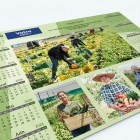 Calendrier sous main - Nombre de photos, logos et texte illimité