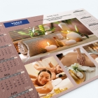 Calendrier sous main - Nombre de photos, logos et texte illimité