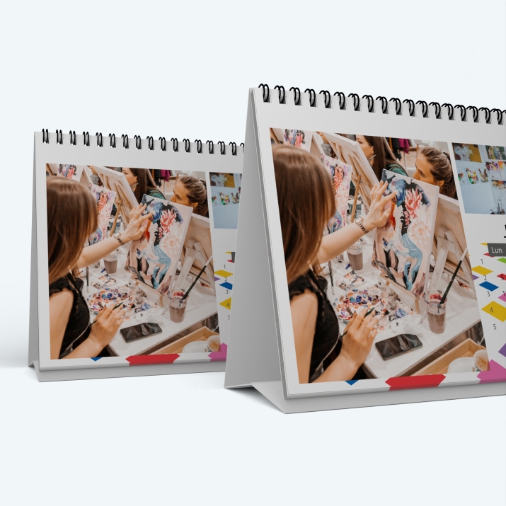 Calendrier de bureau PANO - Minimum de commande : 25 exemplaires