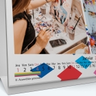 Calendrier de bureau MAXI PANO - Grille calendaire personnalisable