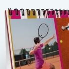 Calendrier de bureau CARRE - Reliure spirale de qualité