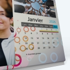 Calendrier de bureau PANO - Grille calendaire personnalisable