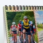 Calendrier de bureau CARRE - Reliure spirale de qualité
