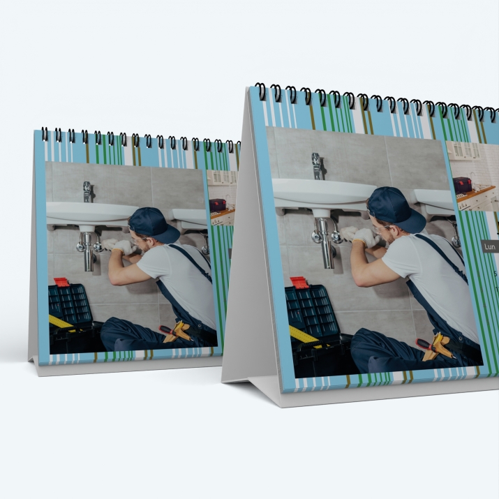 Calendrier de bureau PANO - Minimum de commande : 25 exemplaires