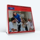 Calendrier de bureau CARRE - Nombre de photos, logos et texte illimité