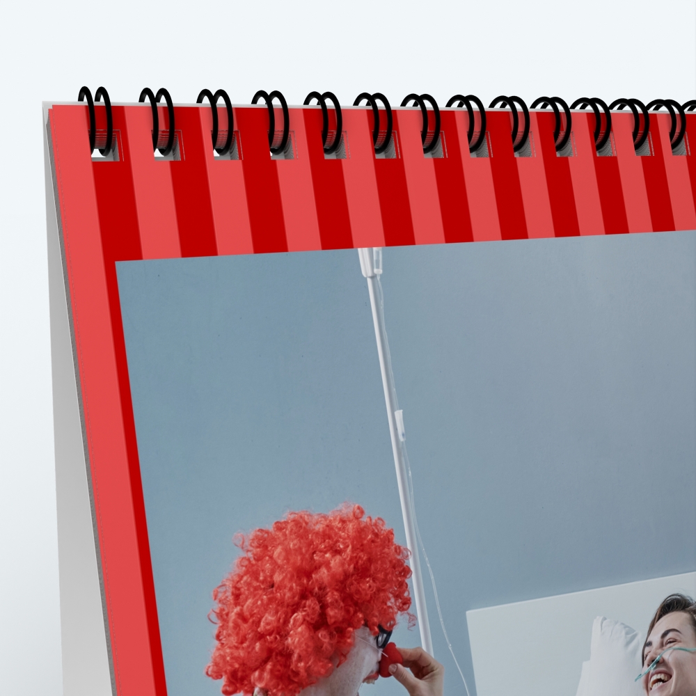 Calendrier de bureau PANO - Reliure spirale de qualité