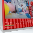 Calendrier de bureau MAXI PANO - Grille calendaire personnalisable