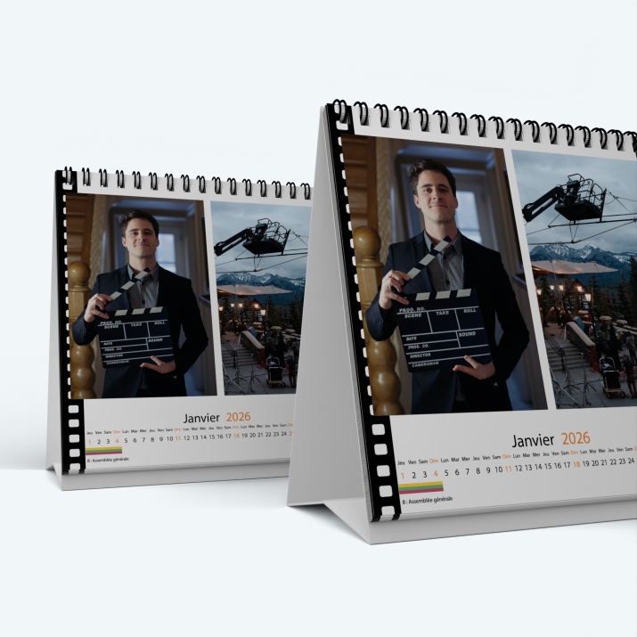 Calendrier de bureau CARRE - Minimum de commande : 25 exemplaires