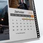 Calendrier de bureau PANO - Grille calendaire personnalisable