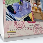 Calendrier de bureau CARRE - Grille calendaire personnalisable