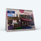 Calendrier de bureau PANO - Nombre de photos, logos et texte illimité