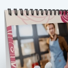 Calendrier de bureau PANO - Reliure spirale de qualité
