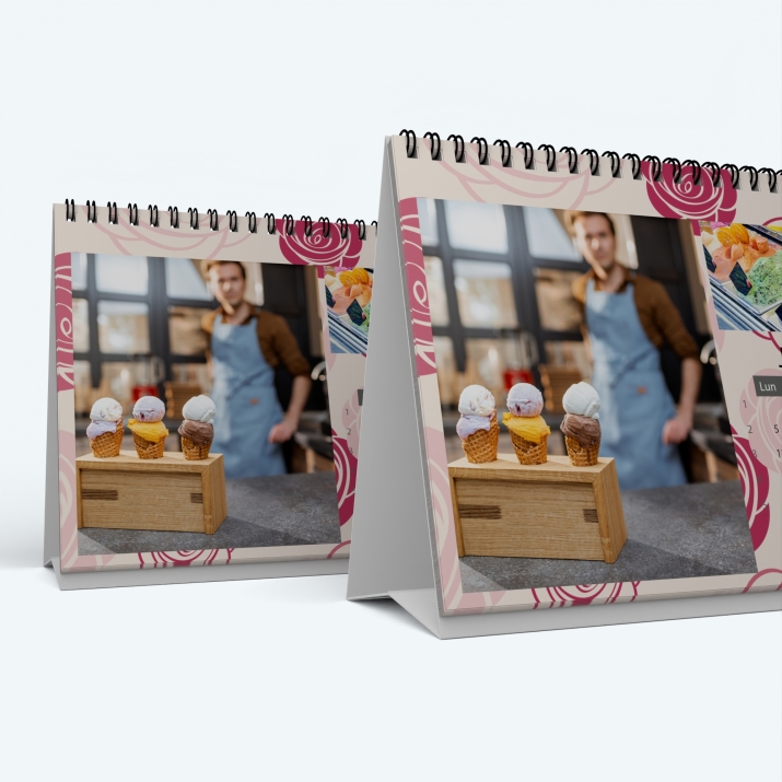 Calendrier de bureau PANO - Minimum de commande : 25 exemplaires