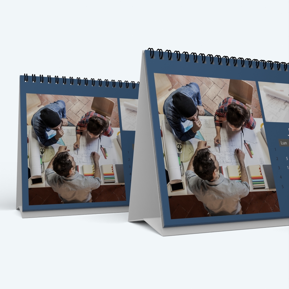 Calendrier de bureau PANO - Minimum de commande : 25 exemplaires