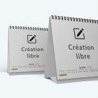 Calendrier de bureau CARRE - Minimum de commande : 25 exemplaires
