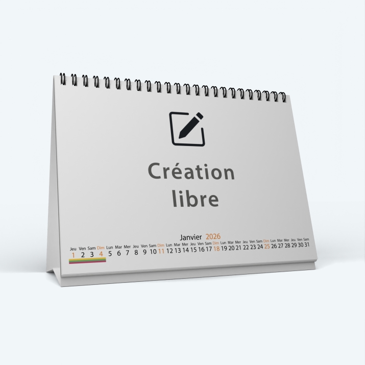Calendrier de bureau MAXI PANO