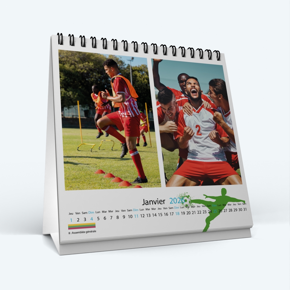 Calendrier de bureau CARRE