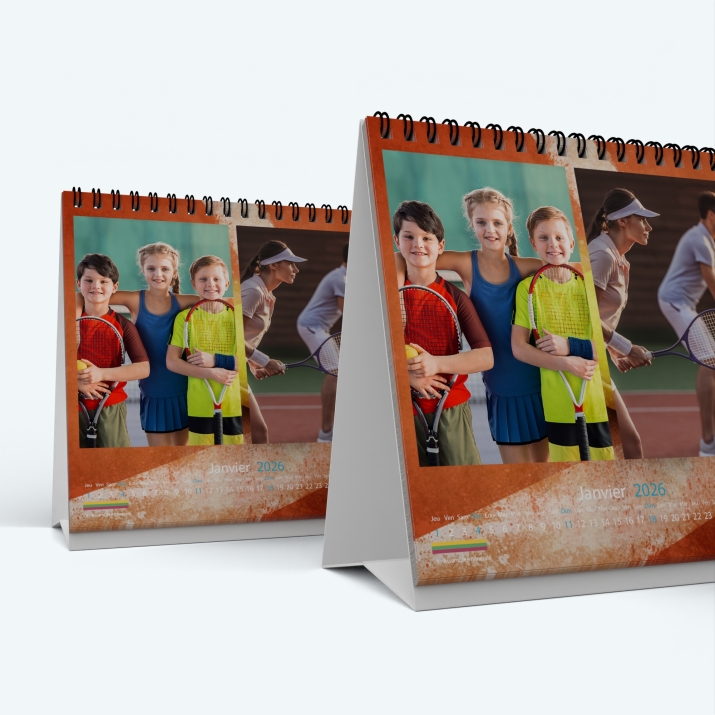 Calendrier de bureau CARRE - Minimum de commande : 25 exemplaires