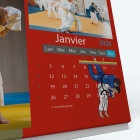 Calendrier de bureau PANO - Grille calendaire personnalisable