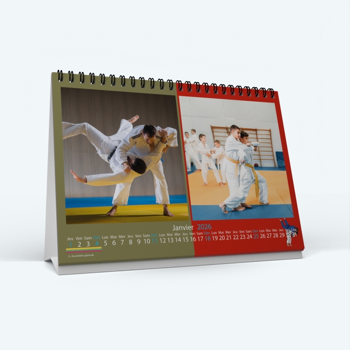 Calendrier de bureau MAXI PANO