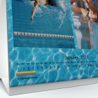 Calendrier de bureau CARRE - Grille calendaire personnalisable