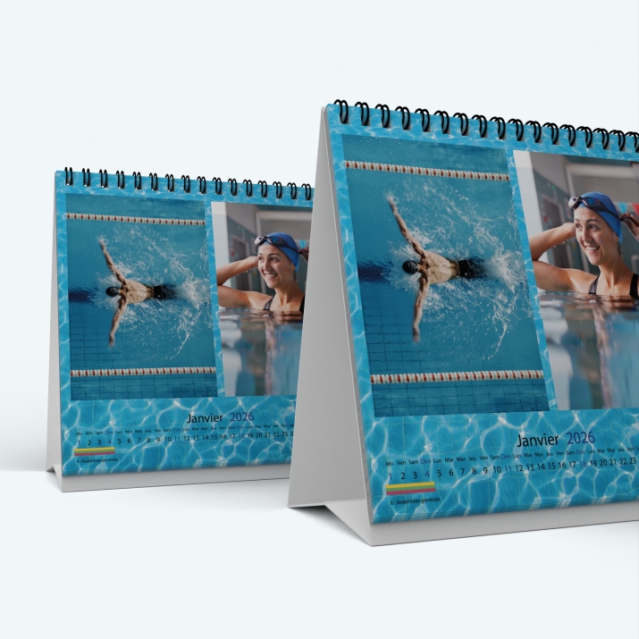 Calendrier de bureau CARRE - Minimum de commande : 25 exemplaires
