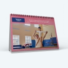 Calendrier de bureau PANO - Nombre de photos, logos et texte illimité