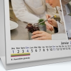 Calendrier de bureau MAXI PANO - Grille calendaire personnalisable