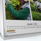 Calendrier de bureau CARRE - Grille calendaire personnalisable
