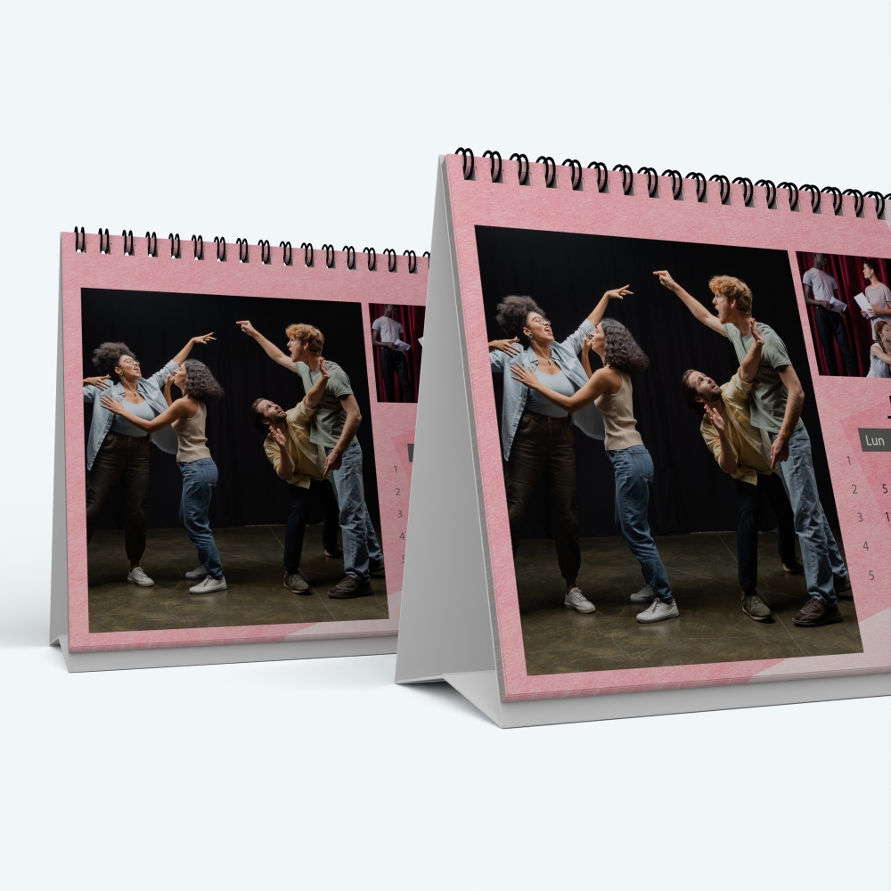 Calendrier de bureau PANO - Minimum de commande : 25 exemplaires