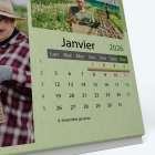 Calendrier de bureau PANO - Grille calendaire personnalisable