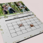 Calendrier photo mural double