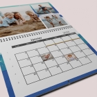Calendrier photo mural double