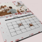 Calendrier photo mural double