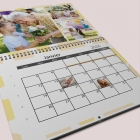 Calendrier photo mural double