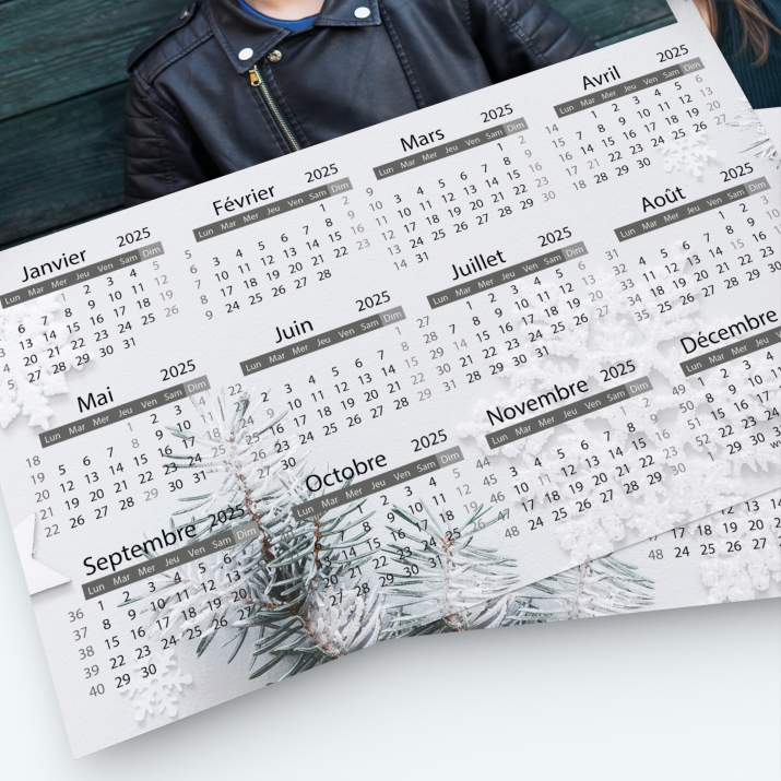 Pack multi calendriers - Grille calendaire utile et pratique